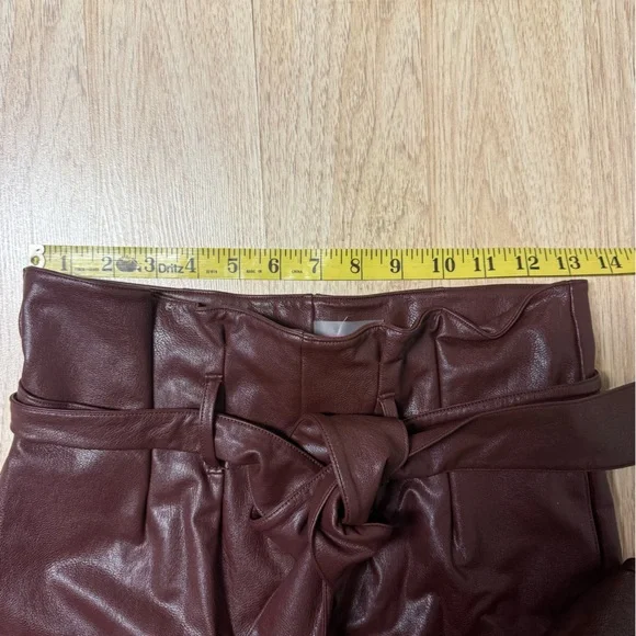 Commando Faux Leather Paperbag Waist Pants - Picture 6 of 8
